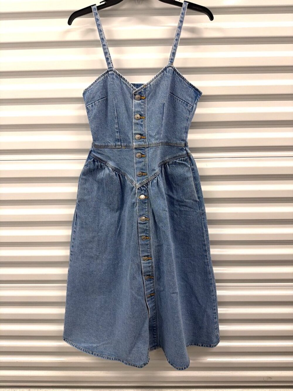 Rolla’s Gloria Denim Midi Dress Country Blue Womens Size 26